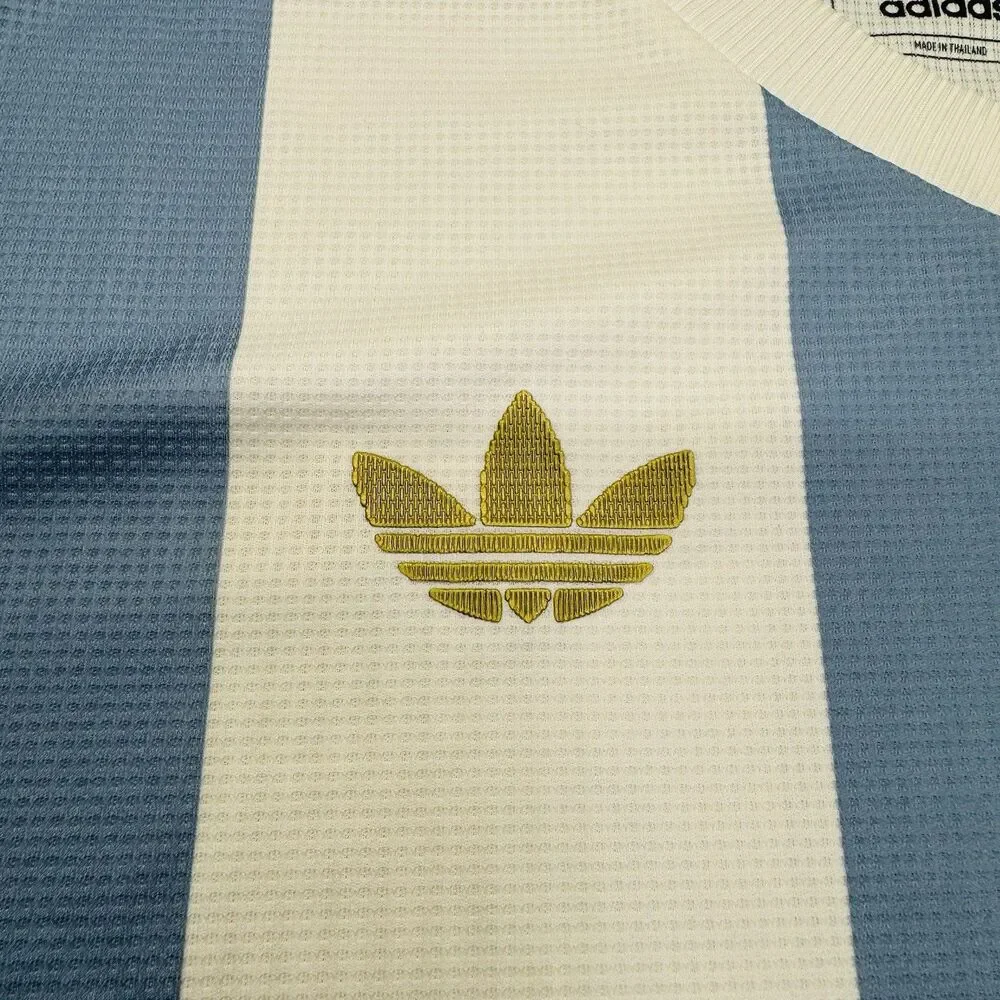 NEW YOUTH Argentina Adidas 50th Anniversary Aeroready Soccer Jersey LG